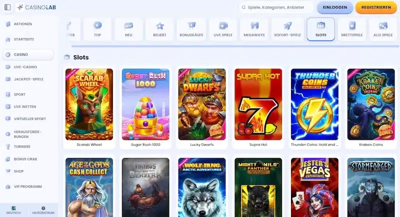 Lab Casino Nederland – Officiële Online Casino 2026 image 2